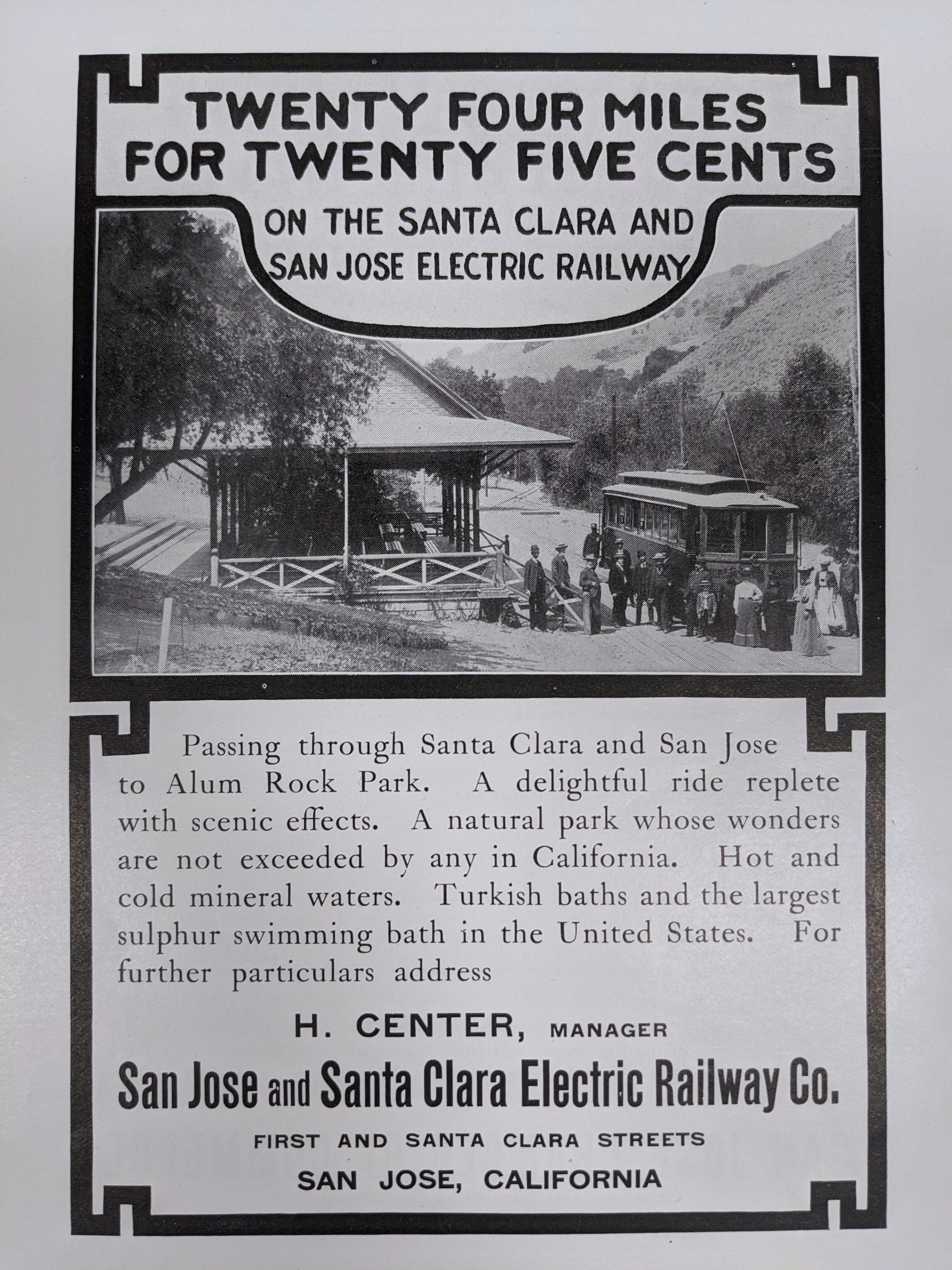 1903 Twenty Four Miles Sunset Magazine clipping
